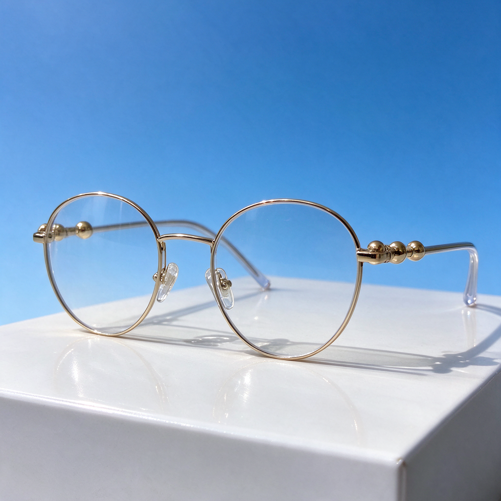 Redondo dourado pérolas (LQ5240)